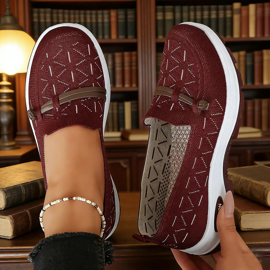 2026 Women’s Arch Support Sneakers – Lightweight Slip On Walking Shoes, Non Slip Comfort Loafers for Everyday Wear