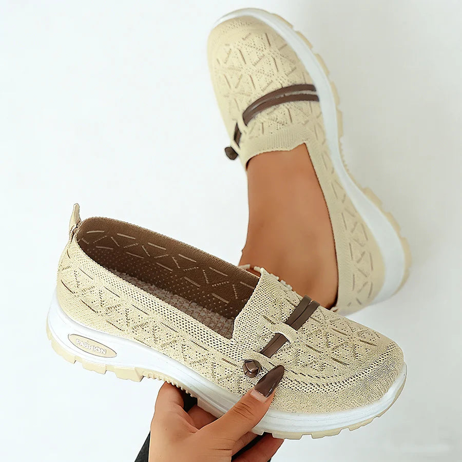 2026 Women’s Arch Support Sneakers – Lightweight Slip On Walking Shoes, Non Slip Comfort Loafers for Everyday Wear