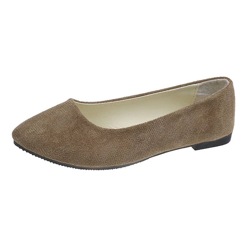 Plus Size 35-43 Women Shoes Candy Color Spring Shoes Woman Slip On Casual Flats Ladies Shoes Autumn Loafer zapatos mujer WSH2214