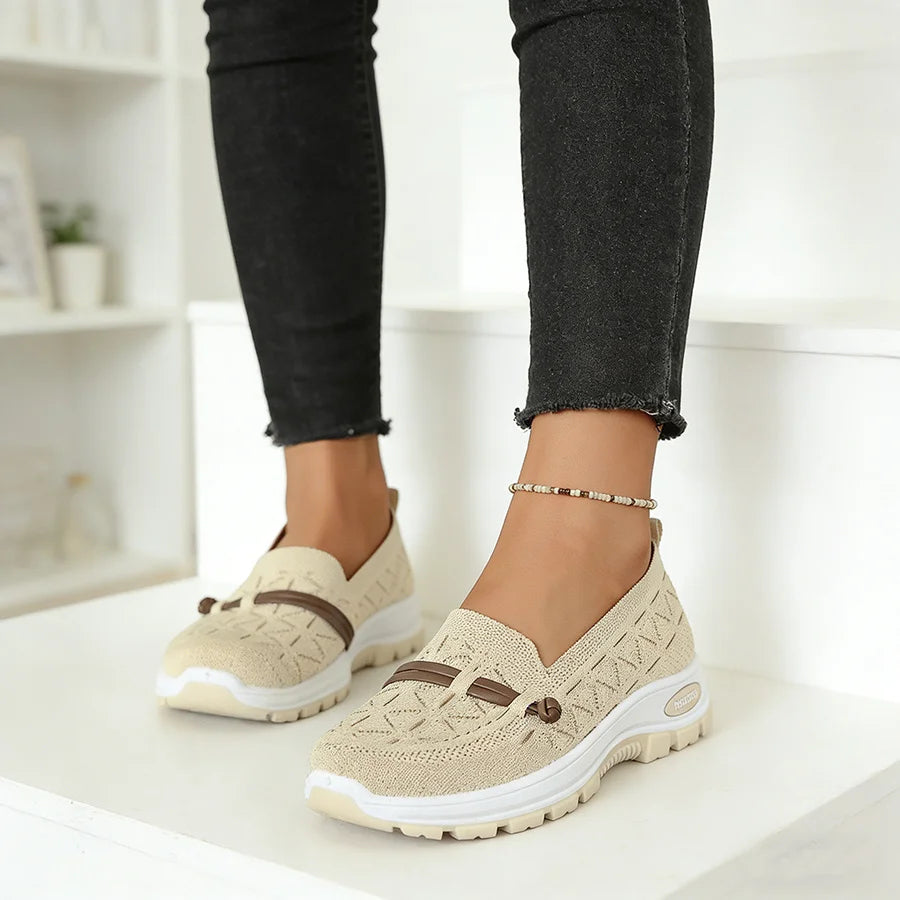 2026 Women’s Arch Support Sneakers – Lightweight Slip On Walking Shoes, Non Slip Comfort Loafers for Everyday Wear